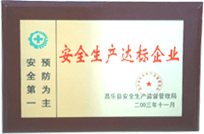 昌乐县安全生产达标企业